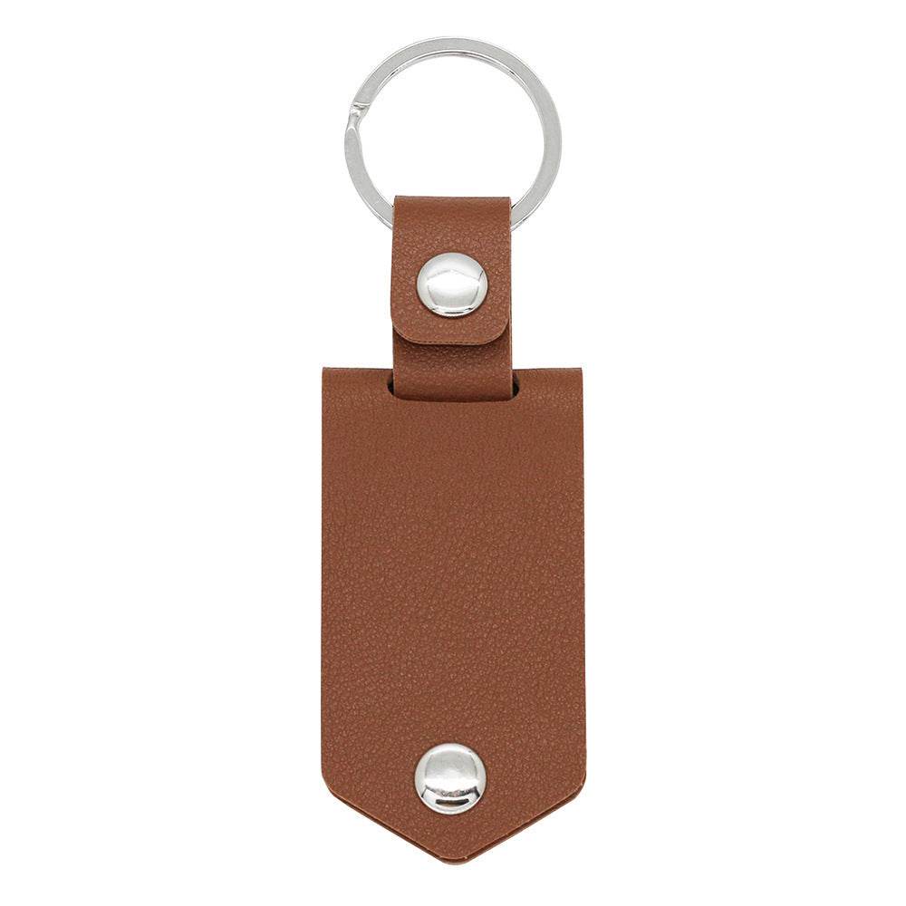 Leather Photo UV Color Printed Keychain - P12 Hub Europe