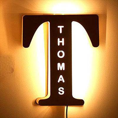 Personalized Custom Letter Lamp English Name Lamp - P12 Hub Europe