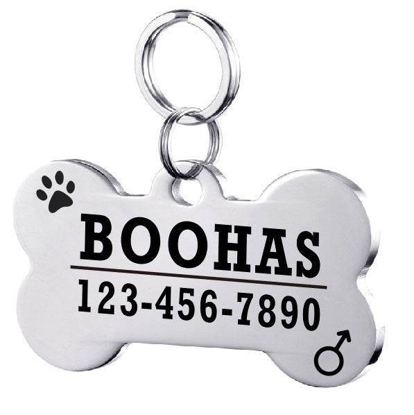 Personalized Dog ID Tag Stainless Steel Pet ID Tag - P12 Hub Europe