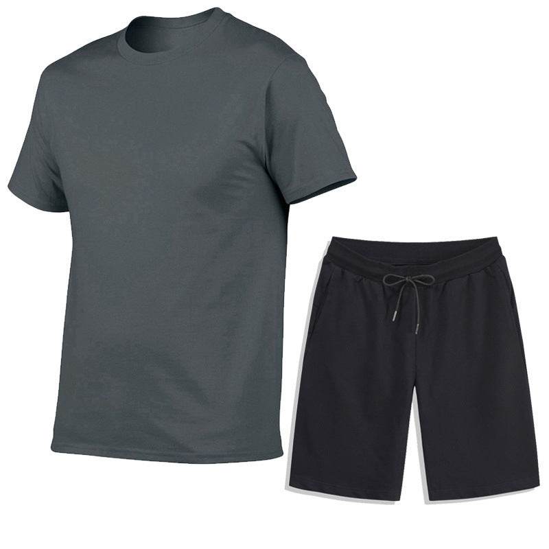 Cotton Short-sleeved Suit T-shirt Casual Sports - P12 Hub Europe
