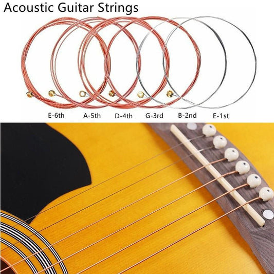 Guitar String Red Copper String Brass String Color String Coated String Rust-proof