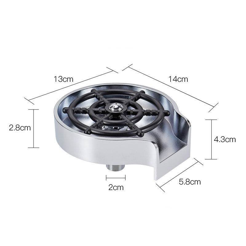 Bar Counter Cup Washer Sink High-pressure Spray Automatic Faucet Coffee Pitcher Wash Cup Tool Kitchen - P12 Hub Europe