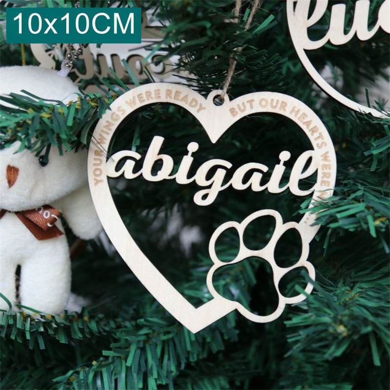Christmas Tree Wooden Pendant Ins Mini Holiday Love - P12 Hub Europe