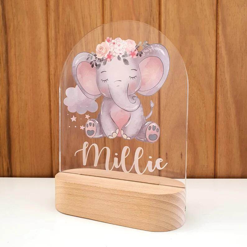 Personalized Colorful Night Light Baby Gift Night Light - P12 Hub Europe