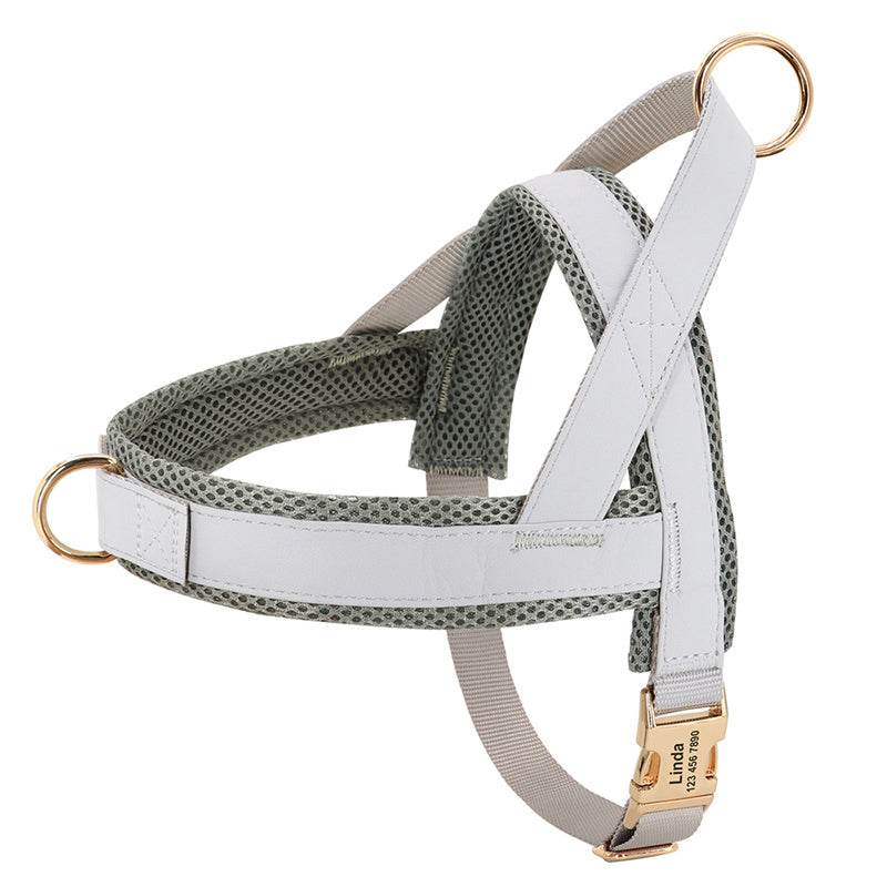 Lettering Large Dog Vest Chest Harness - P12 Hub Europe