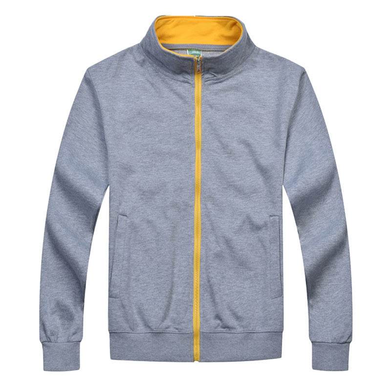 Men's Korean Style Contrast Color Stand Collar Sweatshirt - P12 Hub Europe