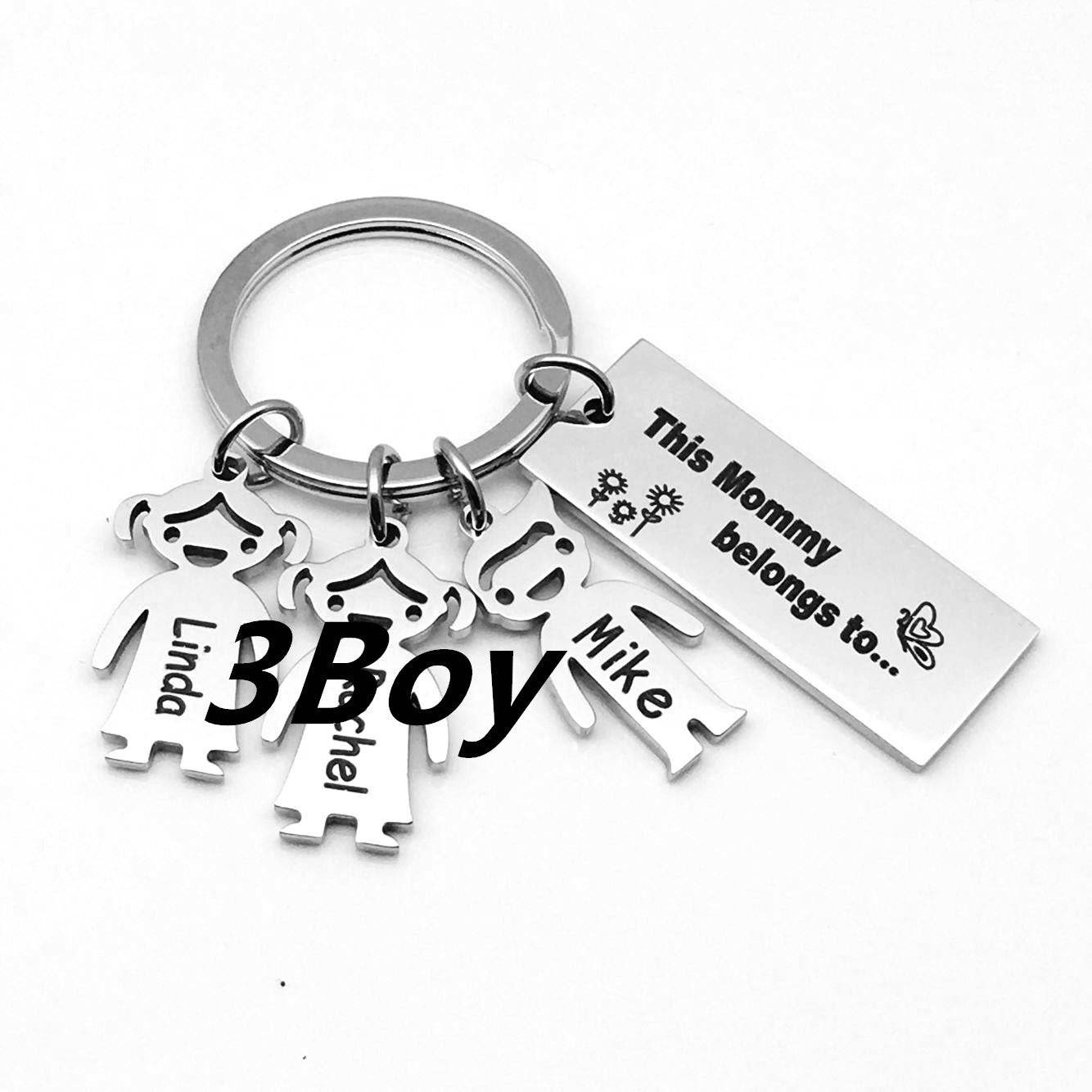 Stainless Steel Boy And Girl Keychain - P12 Hub Europe