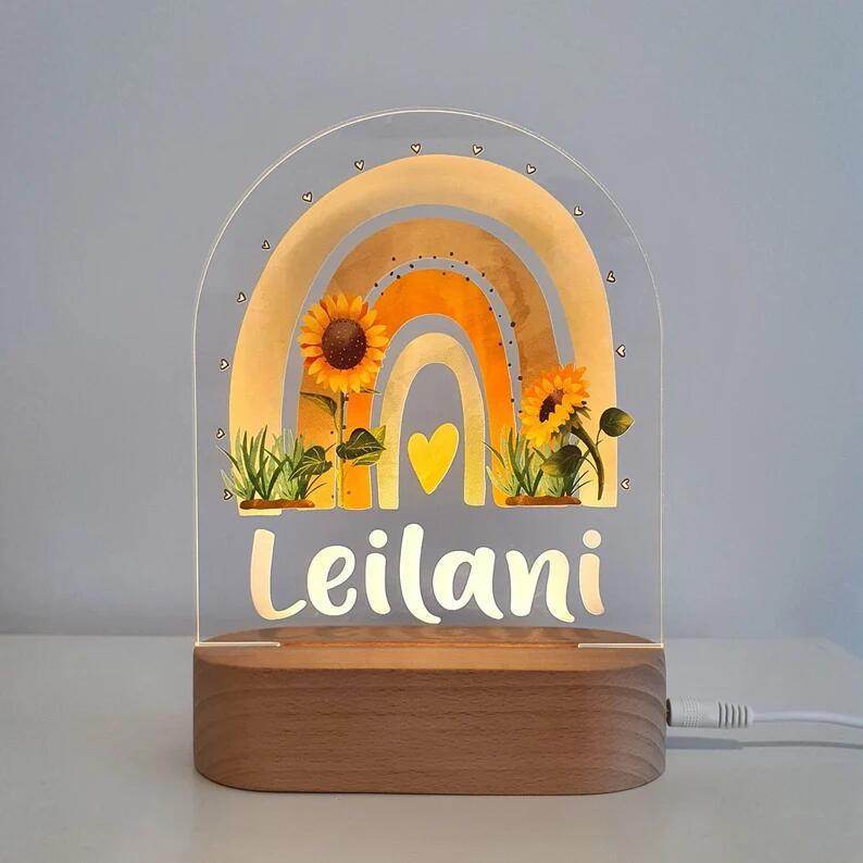 Personalized Colorful Night Light Baby Gift Night Light - P12 Hub Europe