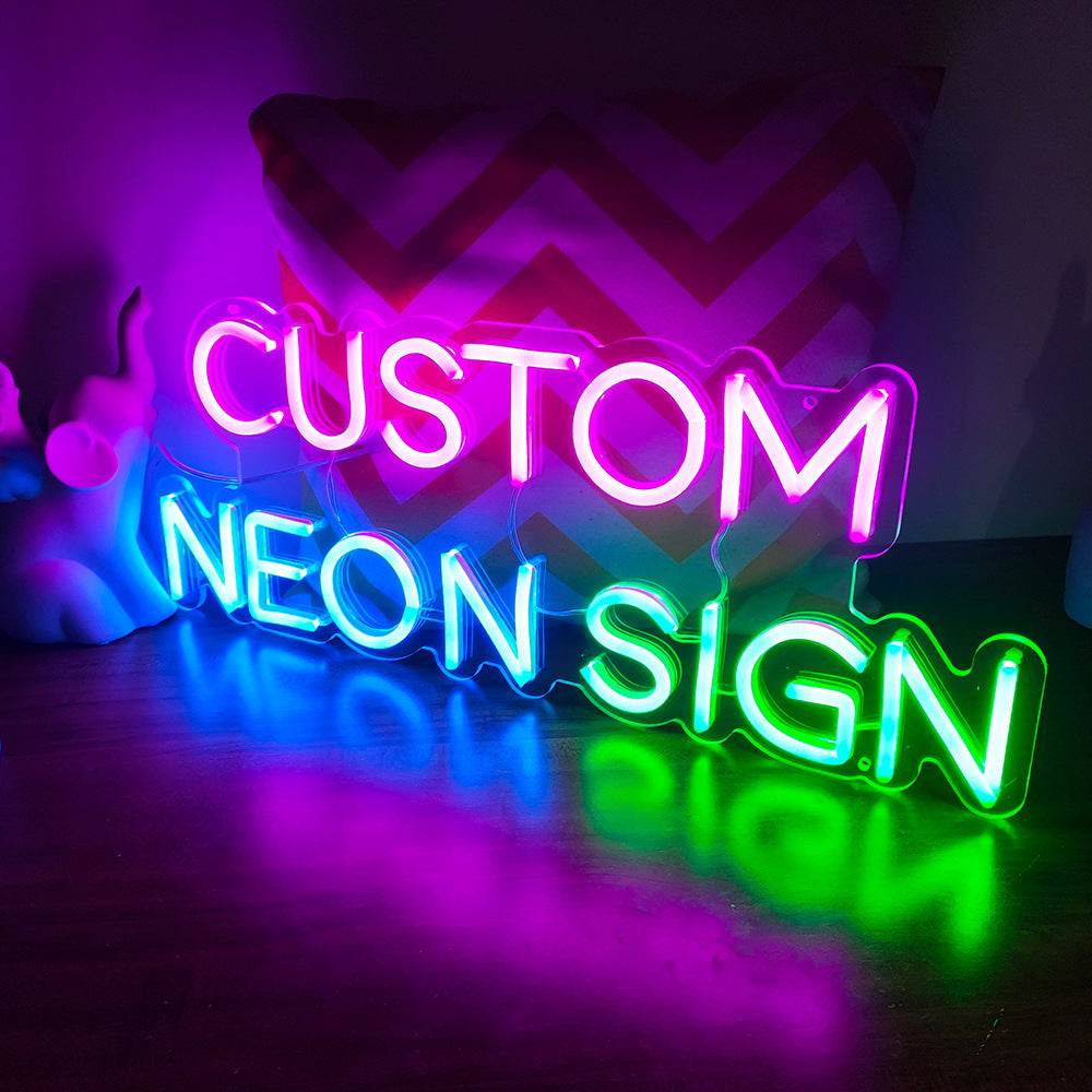 Colorful Neon Letter Modeling Light Custom Neon Sign DIY - P12 Hub Europe