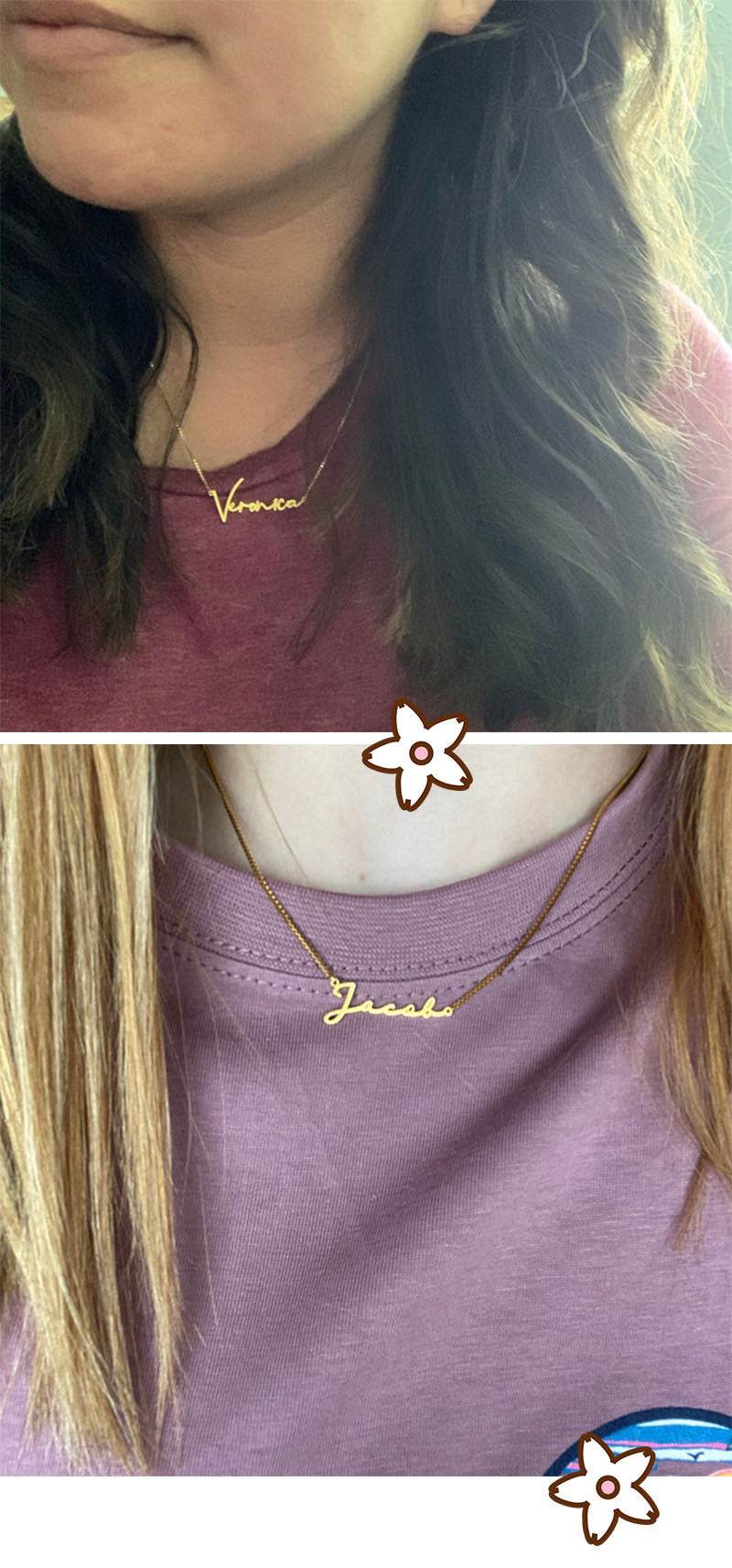 Stainless Steel Customized English Alphabet Necklace Name - P12 Hub Europe