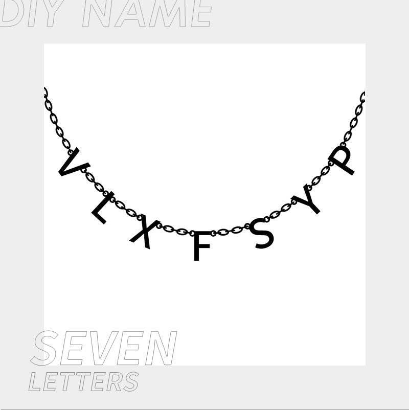 Personalized Alphabet Name Necklace DIY - P12 Hub Europe