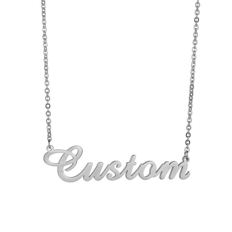 Women's Personalized Name 18k Gold Necklace - P12 Hub Europe