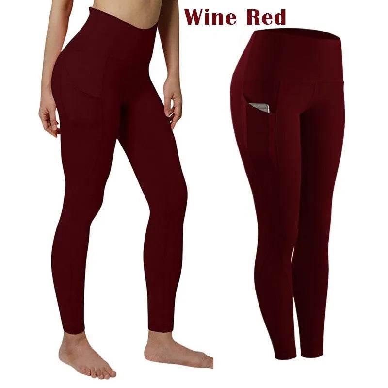 Women's Seamless Ruched Pocket Leggings - P12 Hub Europe