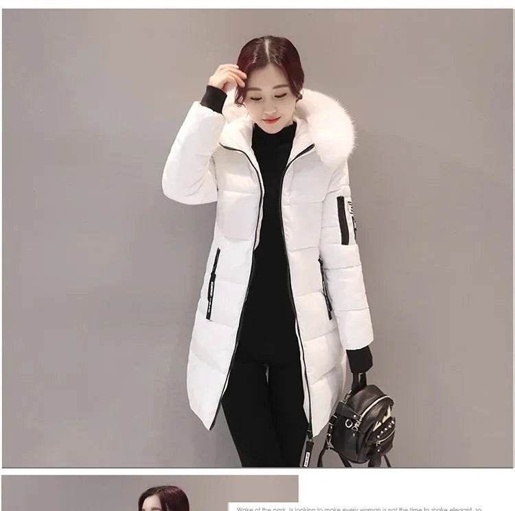 Warm Slim Fur Hooded Parka - P12 Hub Europe