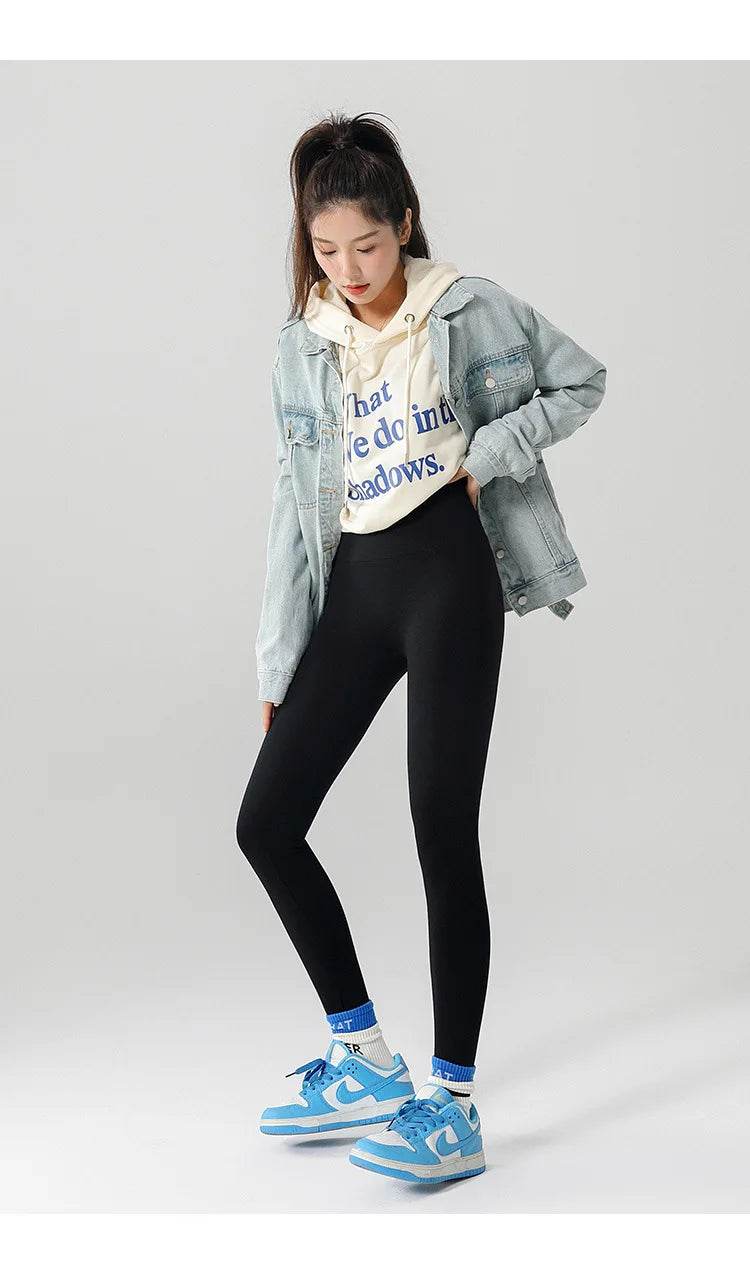 Women's Seamless Fleece-Lined Leggings - P12 Hub Europe