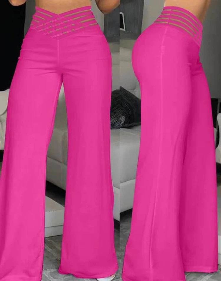 Women Wide Leg Trousers - P12 Hub Europe