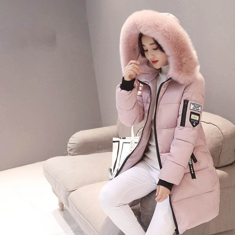 Warm Slim Fur Hooded Parka - P12 Hub Europe
