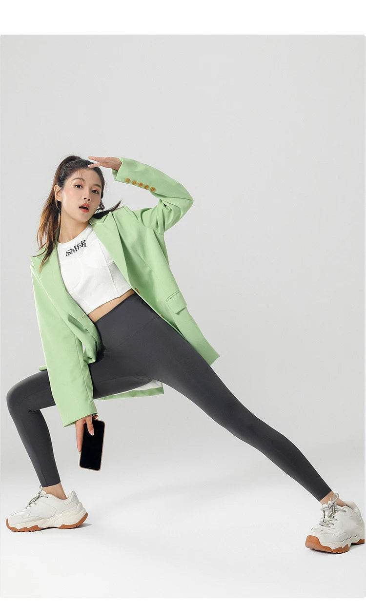 Women's Seamless Fleece-Lined Leggings - P12 Hub Europe