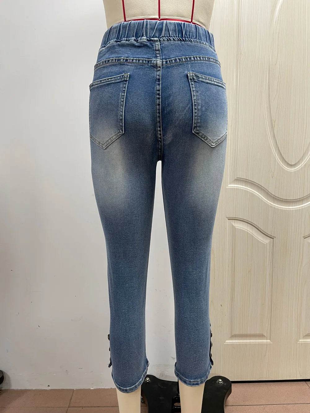 Women's Skinny Denim Jeans - P12 Hub Europe