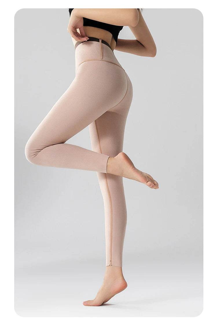 Women's Seamless Fleece-Lined Leggings - P12 Hub Europe