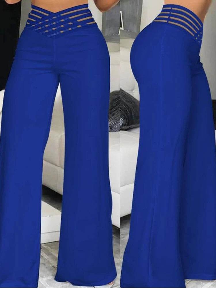 Women Wide Leg Trousers - P12 Hub Europe