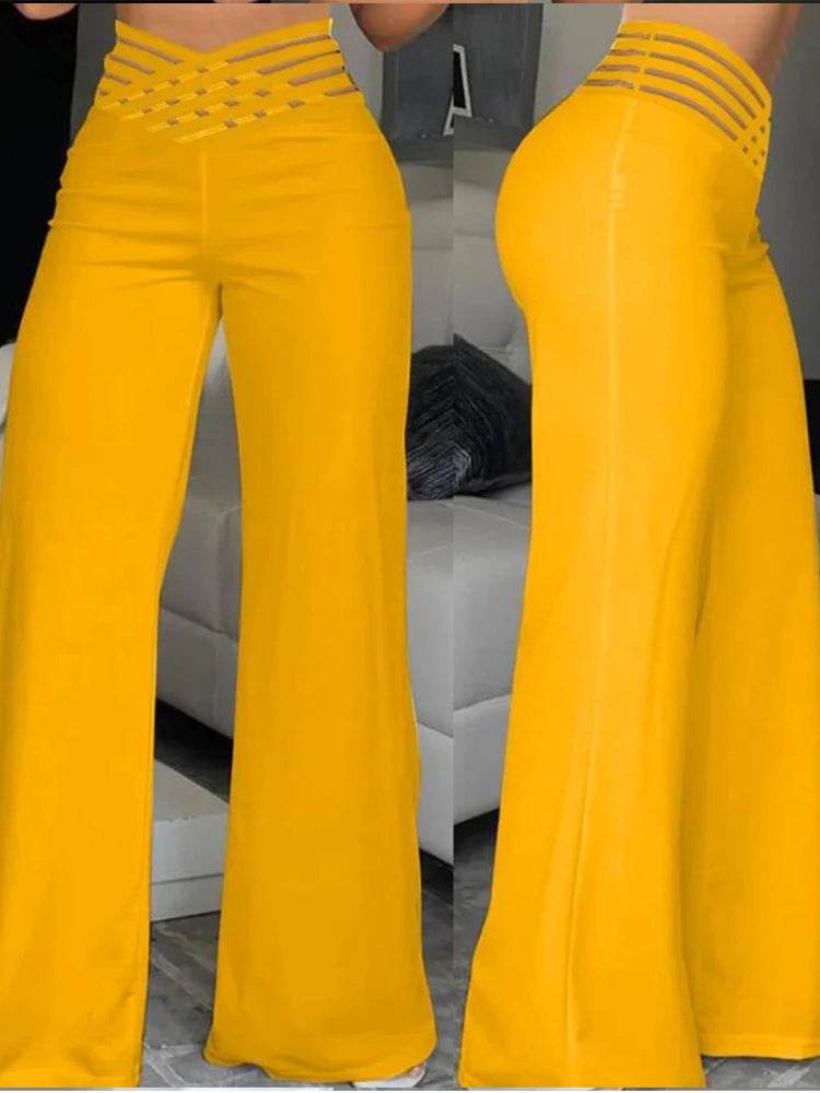 Women Wide Leg Trousers - P12 Hub Europe