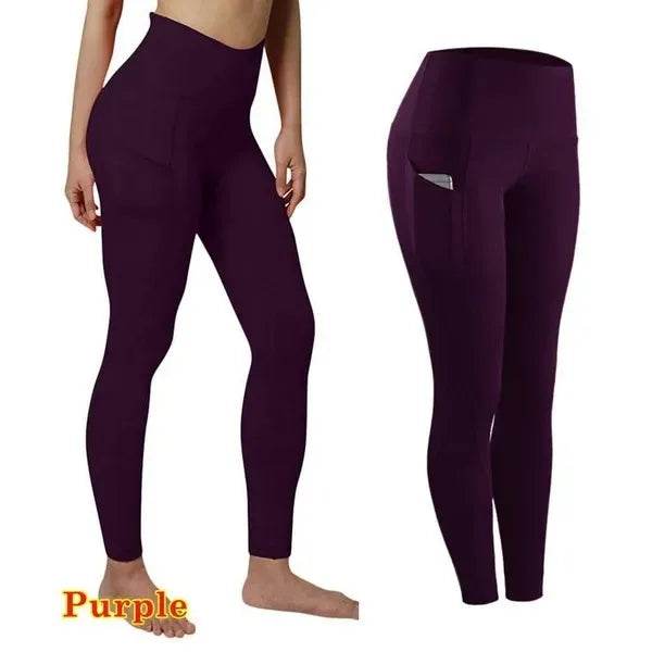 Women's Seamless Ruched Pocket Leggings - P12 Hub Europe