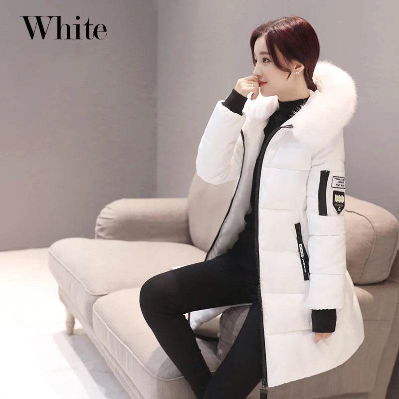 Warm Slim Fur Hooded Parka - P12 Hub Europe