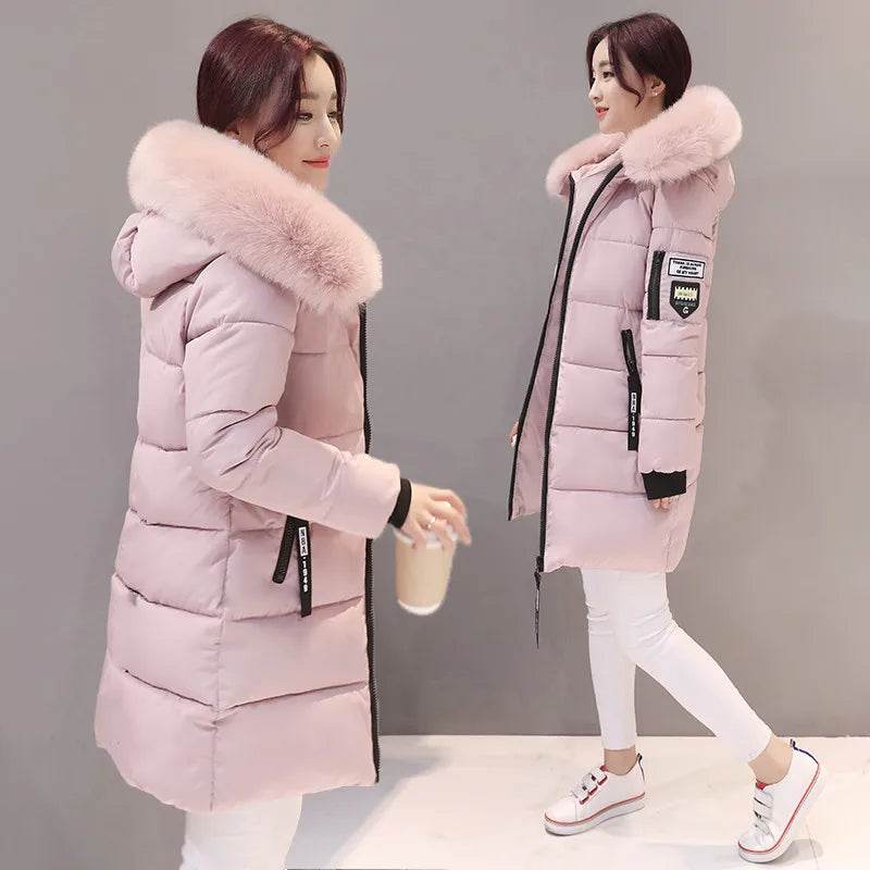 Warm Slim Fur Hooded Parka - P12 Hub Europe