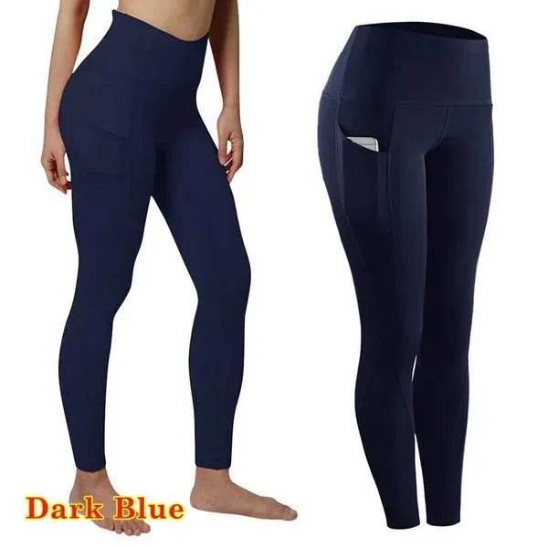 Women's Seamless Ruched Pocket Leggings - P12 Hub Europe