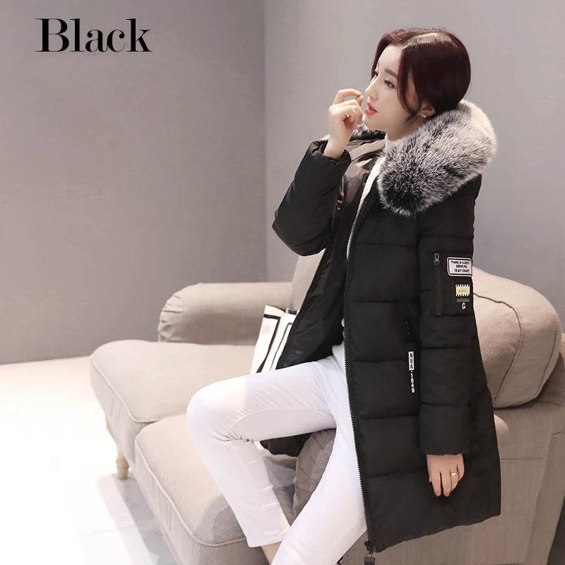 Warm Slim Fur Hooded Parka - P12 Hub Europe