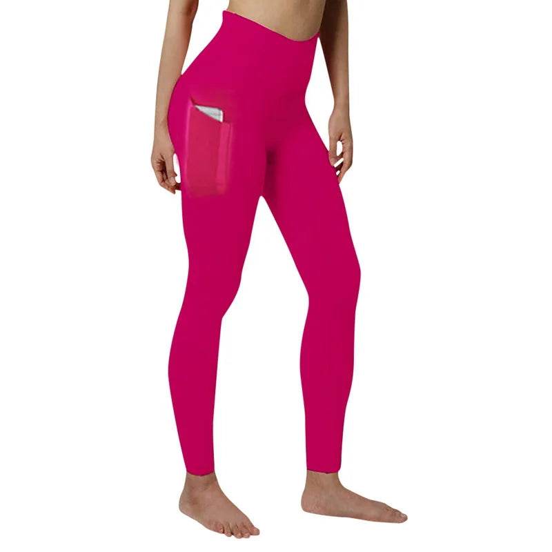 Women's Seamless Ruched Pocket Leggings - P12 Hub Europe