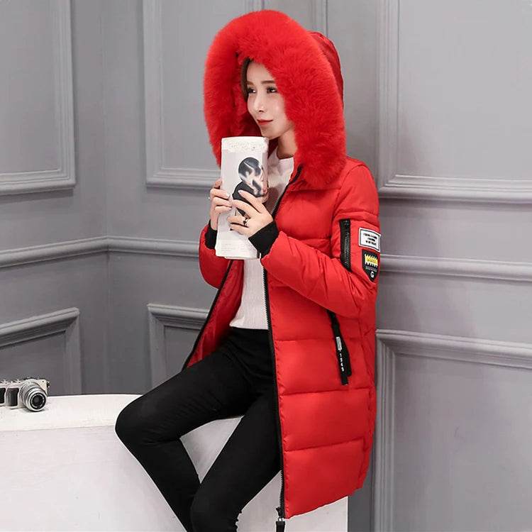 Warm Slim Fur Hooded Parka - P12 Hub Europe