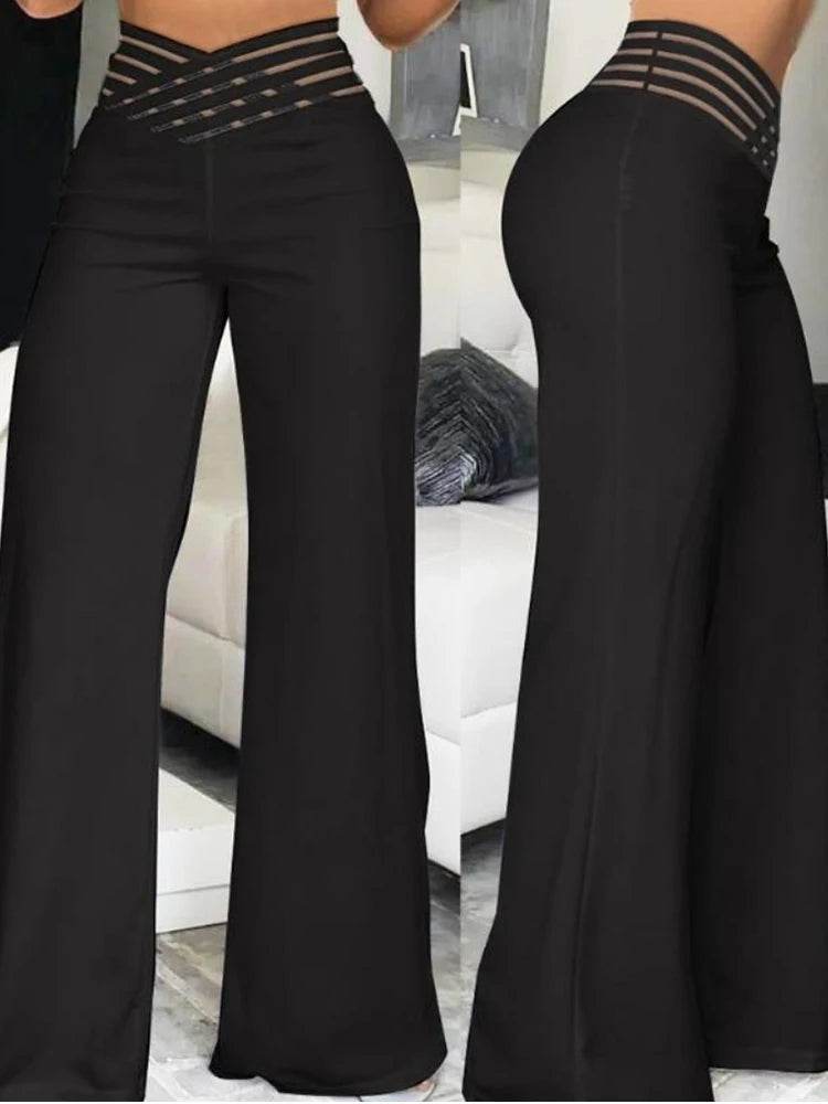 Women Wide Leg Trousers - P12 Hub Europe