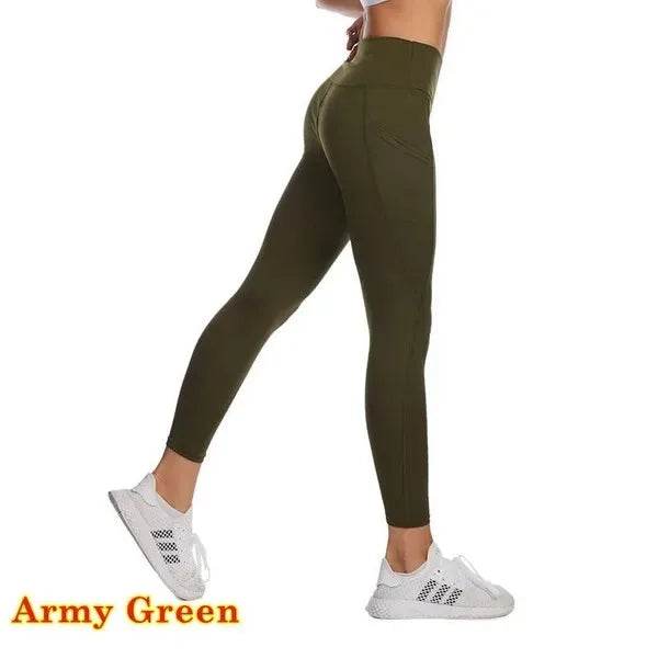 Women's Seamless Ruched Pocket Leggings - P12 Hub Europe