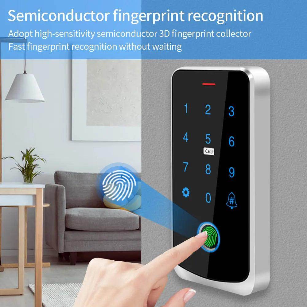 NFC/Bluetooth RFID Access Control Touch Keypad, IP66 - P12 Hub Europe