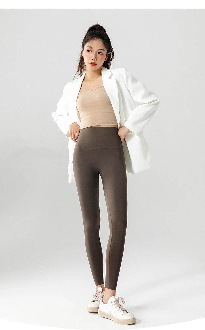 Women's Seamless Fleece-Lined Leggings - P12 Hub Europe