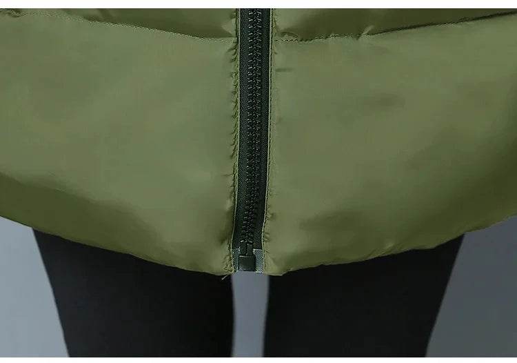Warm Slim Fur Hooded Parka - P12 Hub Europe