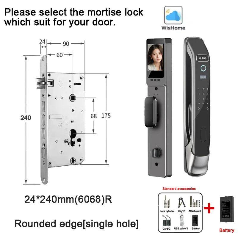 3D Face Lock | WiFi, Video, Fingerprint, NFC - P12 Hub Europe