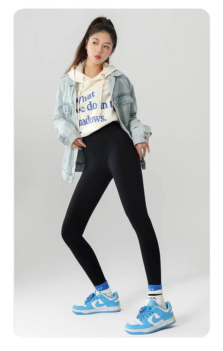 Women's Seamless Fleece-Lined Leggings - P12 Hub Europe