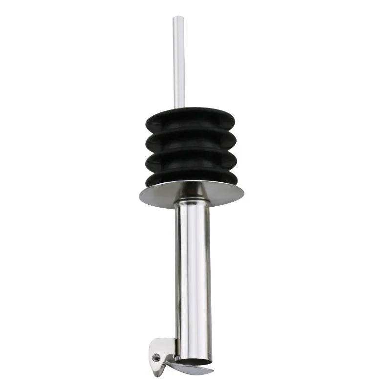 1PC Stainless Steel Oil Bottle Spout Pourer/Mouth with Stopper Flask Dry Red Wine Pot Bottle Cork Plug Olive Pourer Dispenser - P12 Hub Europe