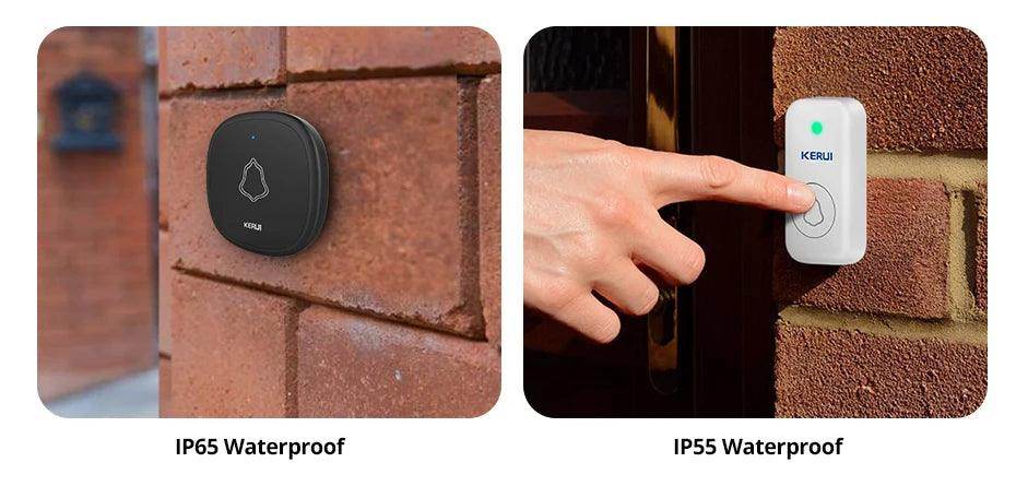 Doorbell Wireless | 60 Tunes, 500ft, IP55/IP66, LED Flash - P12 Hub Europe