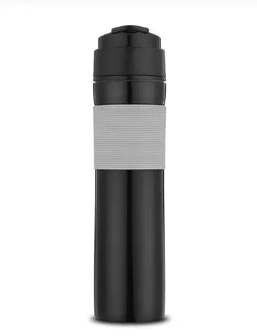 iCafilas 350ML Coffee Tea Portable French Press Coffee Maker Coffee Bottle Insulated Travel Mug Hand Pressure Coffee Pot For Car
