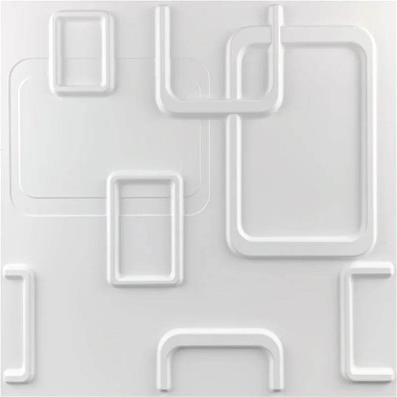 30x30cm 3D three-dimensional wall sticker decorative living room wallpaper mural waterproof 3D wall panel mold bathroom kitchen - P12 Hub Europe