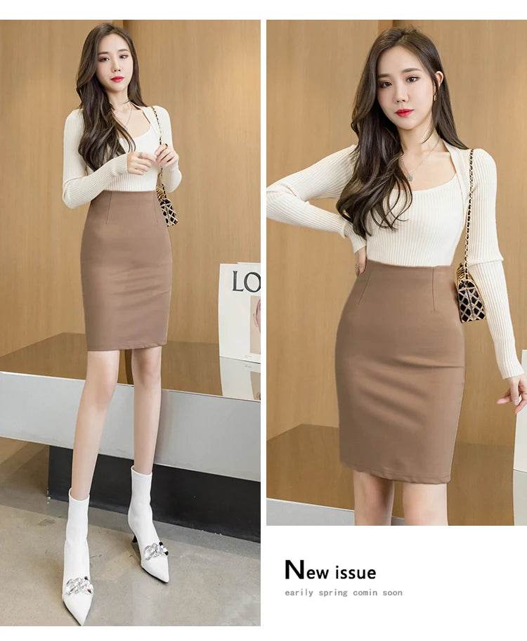 Women's Elegant Pencil Skirt - P12 Hub Europe