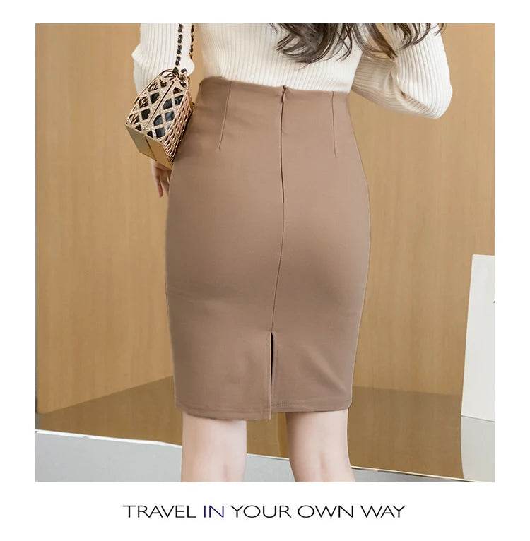 Women's Elegant Pencil Skirt - P12 Hub Europe