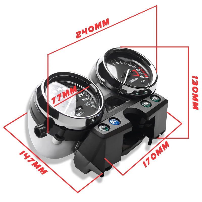 Motorcycles Speedometer Gauge Tachometer Odometer For Kawasaki ZRX ZRX1100 ZRX400 250 400 750 1100 ZRX250