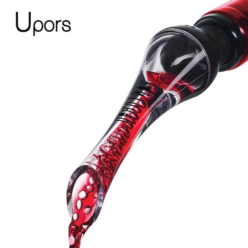 UPORS Wine Aerator Pourer Premium Aerating Pourer Red Wine Decanter Cap Spout Stopper Bottle Mouth Dispenser Decanter Spout - P12 Hub Europe