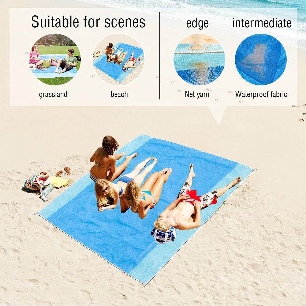 Beach Mat Magic Sand Beach Towels Blanket Portable Anti Sand Towel Beach Towel Travel Summer Mat Dropshipping Large Beachtowel - P12 Hub Europe