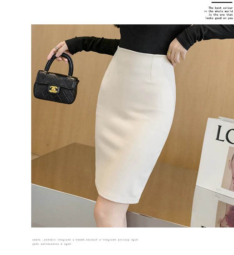 Women's Elegant Pencil Skirt - P12 Hub Europe